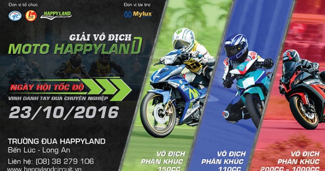 Giải vô địch moto HappyLand và giấc mơ chuyên nghiệp